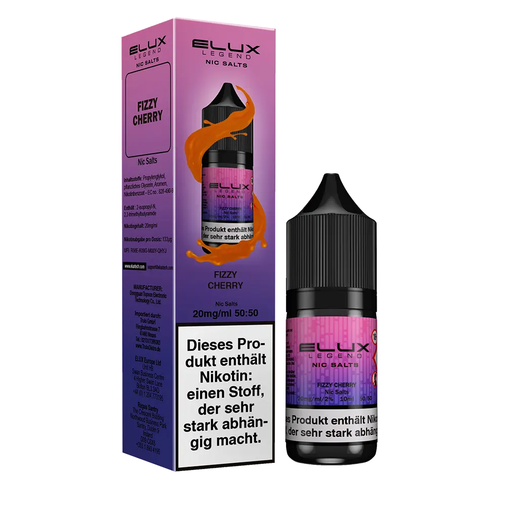 Liquid Fizzy Cherry - Elux Nikotinsalz 20mg