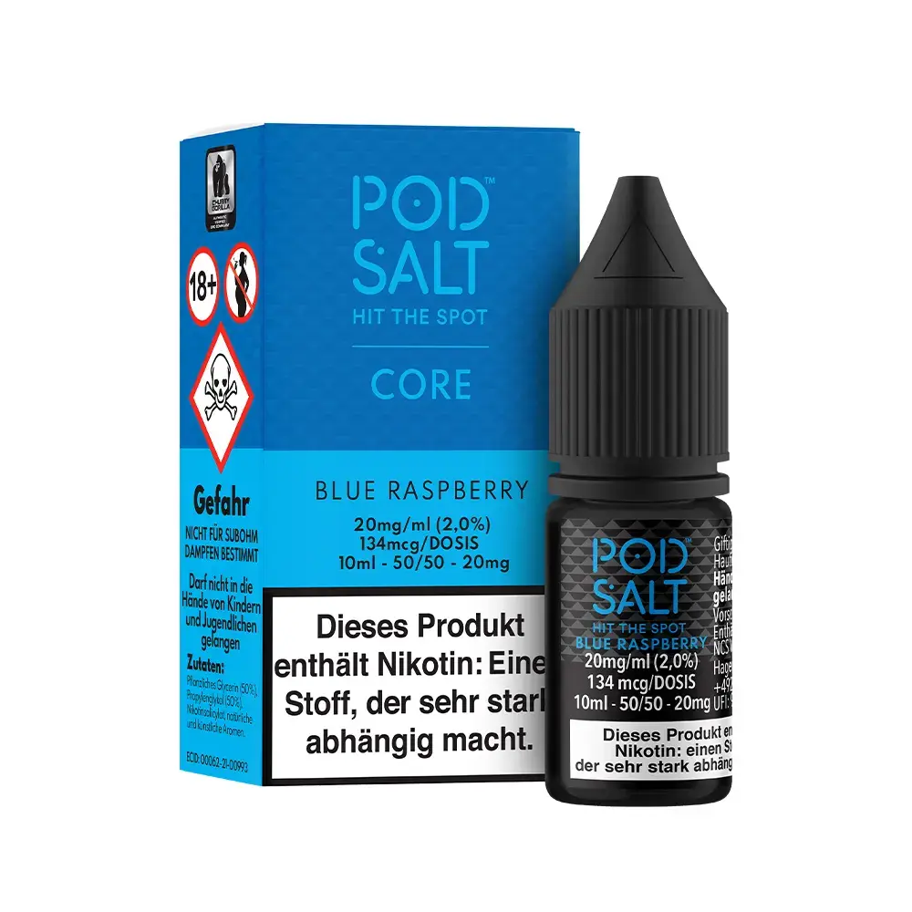 Liquid Blue Raspberry - Pod Salt Core Nikotinsalz 20mg 