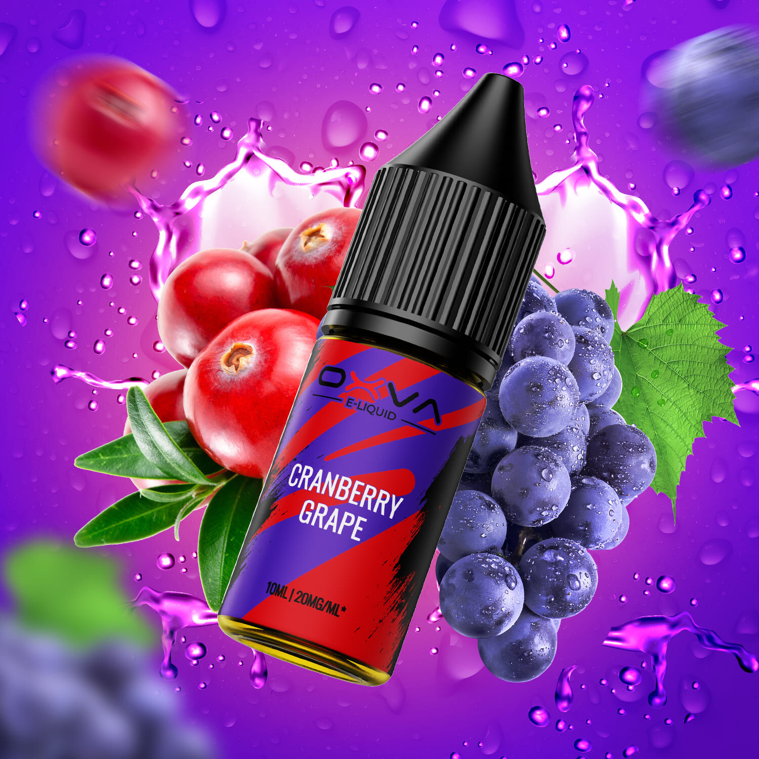 Liquid Cranberry Grape - Oxva E-Liquid Nikotinsalz 20mg 