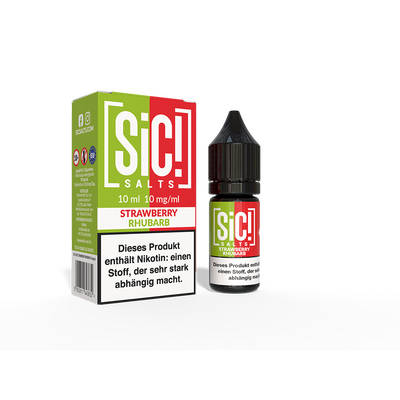 SIC Nikotinsalz - Strawberry Rhubarb -10ml Liquid 10mg SIC Nikotinsalz Strawberry Rhubarb 10ml Liquid 10mg
