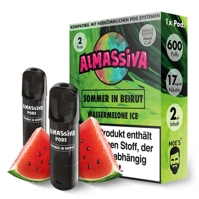 Almassiva Einweg Pod Sommer in Beirut 17mg Almassiva Einweg Pod Sommer in Beirut 17mg