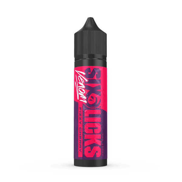 Six Licks Venom Longfill - Fizzy Cherry - 4ml in 60ml Flasche