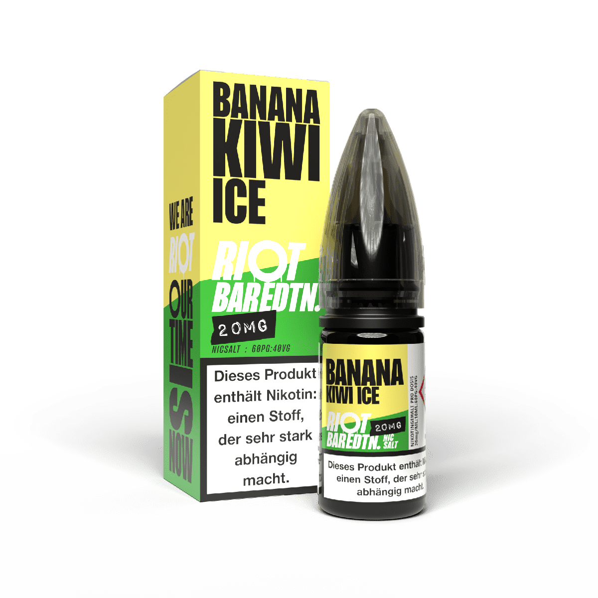 Liquid Banana Kiwi Ice - RIOT BAR EDTN Nikotinsalz