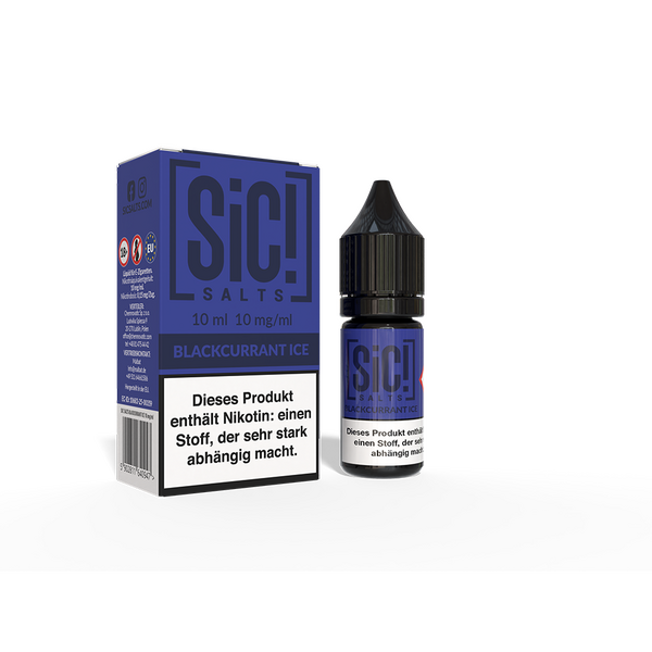 SIC Nikotinsalz Blackcurrant Ice Liquid 10ml 10mg SIC Nikotinsalz Blackcurrant Ice 10ml Liquid 10mg