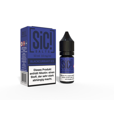 SIC Nikotinsalz Blackcurrant Ice 10ml Liquid 10mg