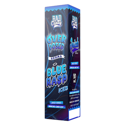 Aroma Blue Rasp Iced - Bad Candy Juicd