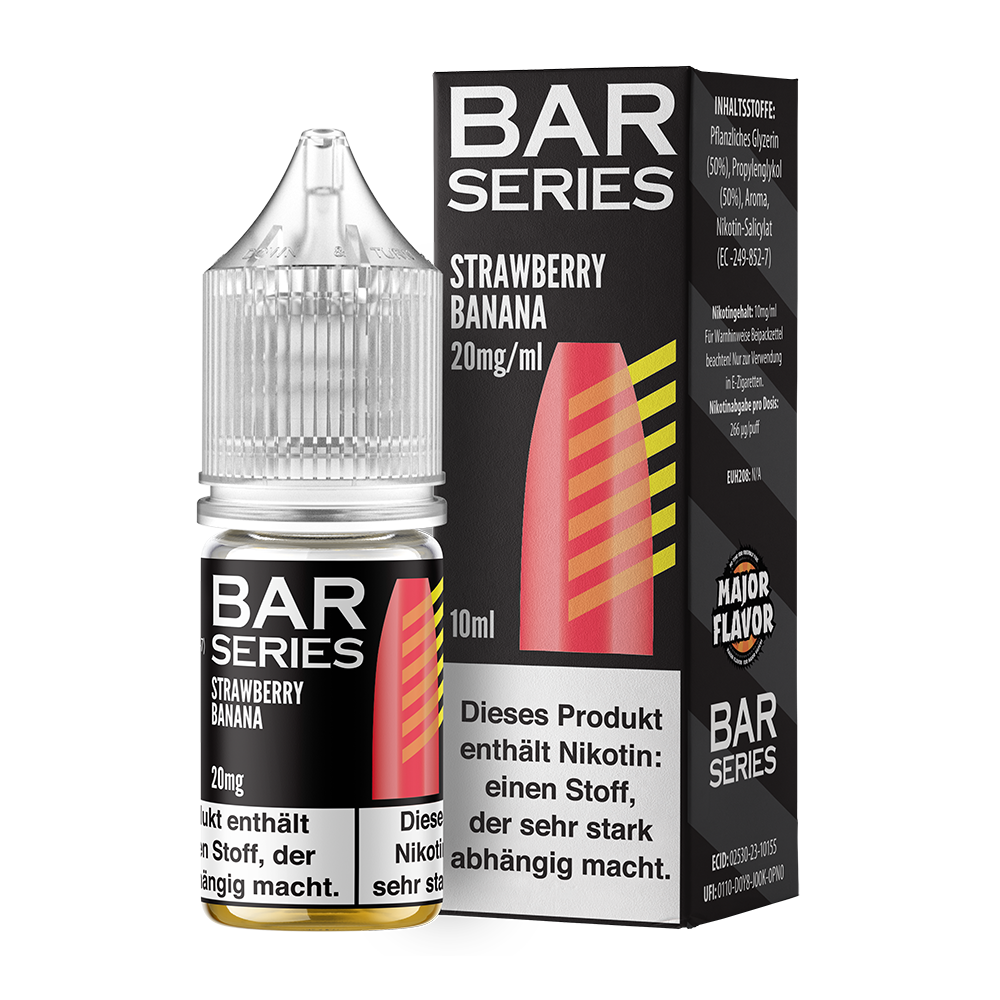 Liquid Strawberry Banana - Bar Series Nikotinsalz Liquid Strawberry Banana - Bar Series Nikotinsalz