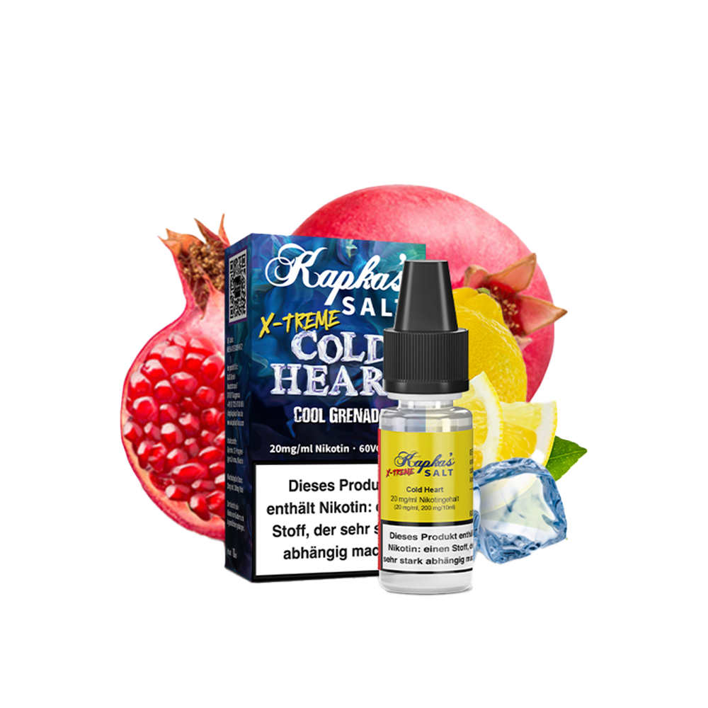 Liquid Cold Heart Xtreme - Kapka`s Nikotinsalz Liquid Cold Heart Xtreme - Kapka`s Nikotinsalz