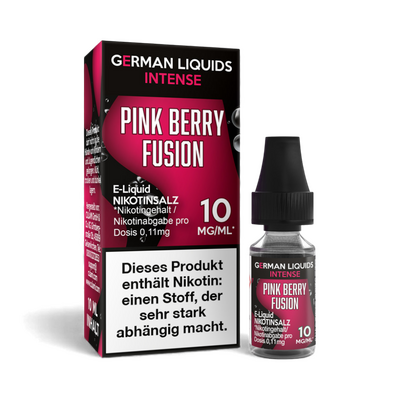 German Liquids Intense - Pink Berry Fusion - Nikotinsalz Liquid 10mg