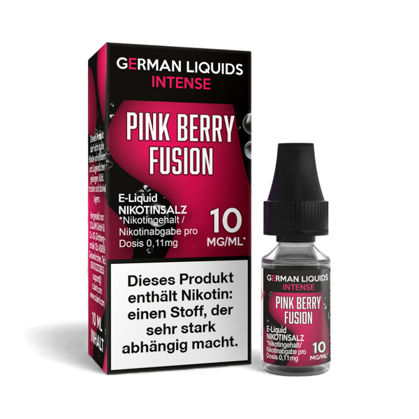 German Liquids Intense - Pink Berry Fusion - Nikotinsalz Liquid 10mg