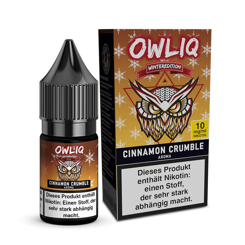 OWLIQ Nikotinsalz Weihnachtsedition - Cinnamon Crumble - 10mg