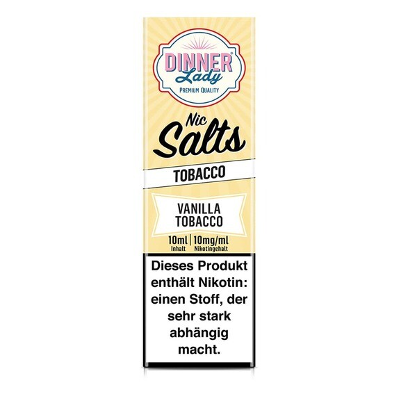Liquid Vanilla Tobacco - Dinner Lady Nikotinsalz 10mg