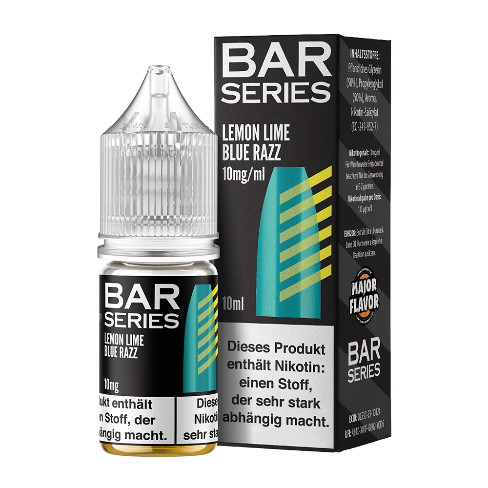 Liquid Lemon Lime Blue Razz - Bar Series Nikotinsalz 10mg Liquid Lemon Lime Blue Razz - Bar Series Nikotinsalz 10mg