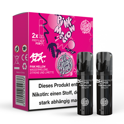 2x 187 Strassenbande Einweg Pod Pink Mellow 20mg Nikotinsalz 2ml