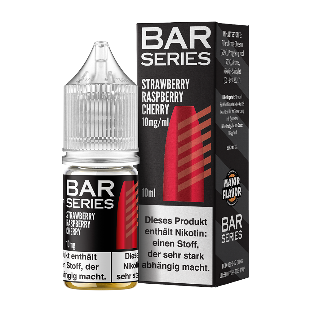 Liquid Strawberry Raspberry Cherry - Bar Series Nikotinsalz Liquid Strawberry Raspberry Cherry - Bar Series Nikotinsalz