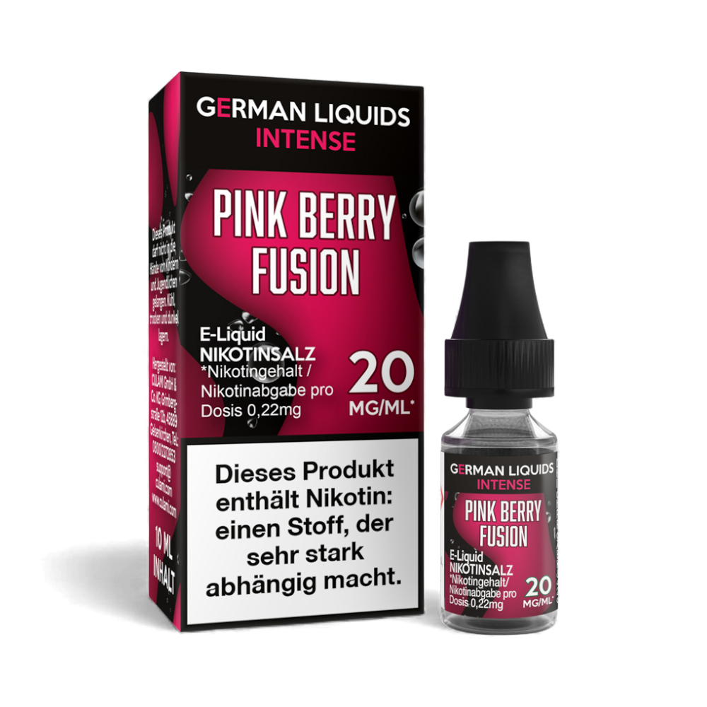 German Liquids Intense - Pink Berry Fusion - Nikotinsalz Liquid 20mg
