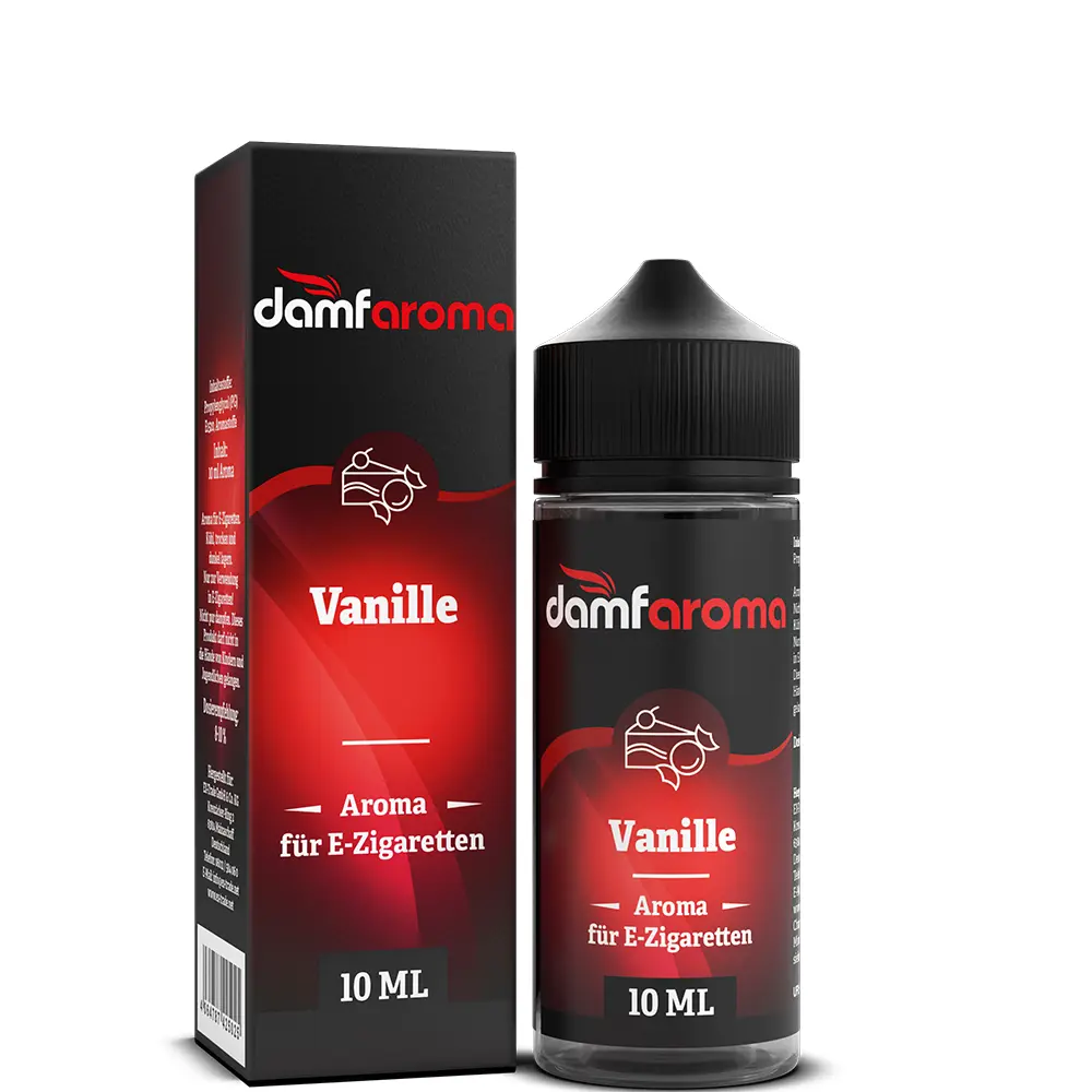 damfaroma Longfill - Vanille - 10ml Aroma in 120ml Flasche  C