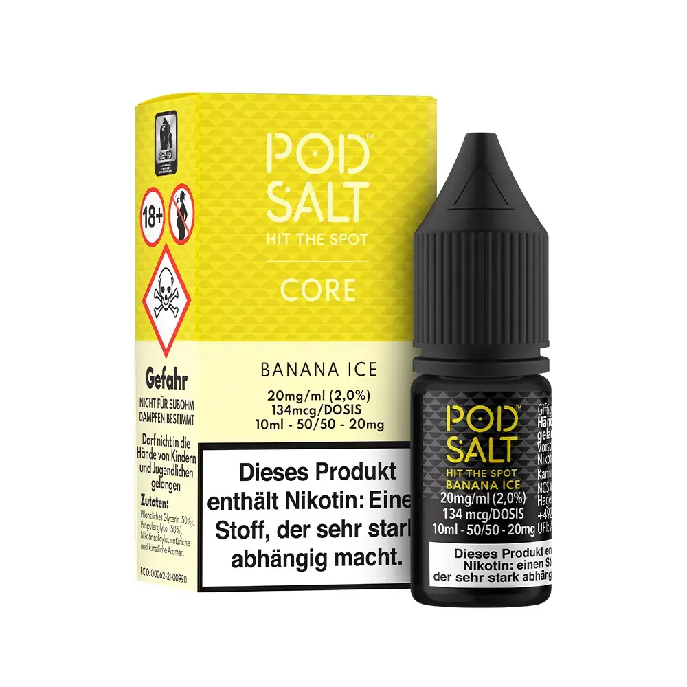 Liquid Banana Ice - Pod Salt Core Nikotinsalz Liquid Banana Ice - Pod Salt Core Nikotinsalz