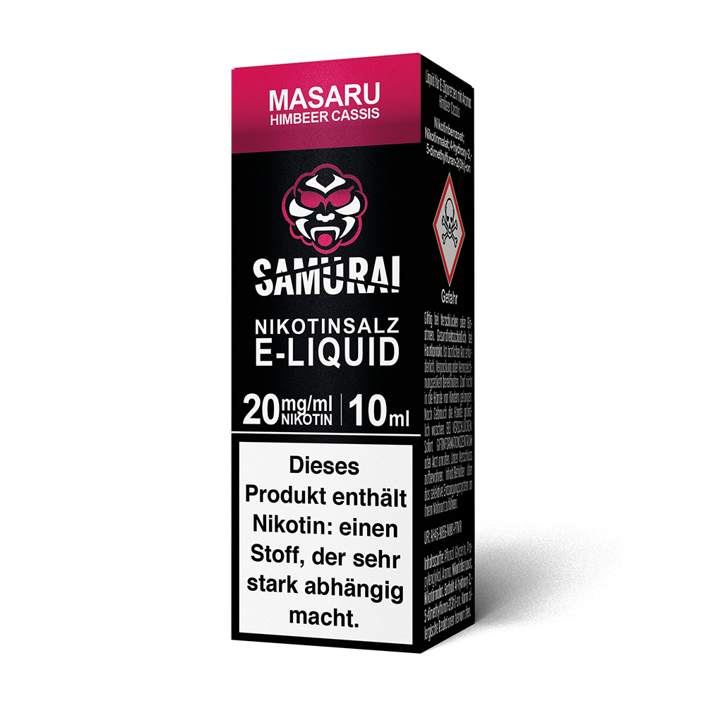 Liquid Masaru Himbeer Cassis - Samurai Nikotinsalz