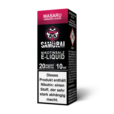 Liquid Masaru Himbeer Cassis - Samurai Nikotinsalz