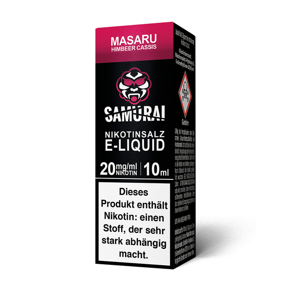 Liquid Masaru Himbeer Cassis - Samurai Nikotinsalz
