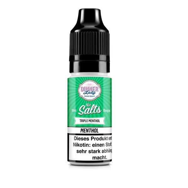 Liquid Triple Menthol - Dinner Lady Nikotinsalz 10mg Liquid Triple Menthol - Dinner Lady Nikotinsalz 10mg