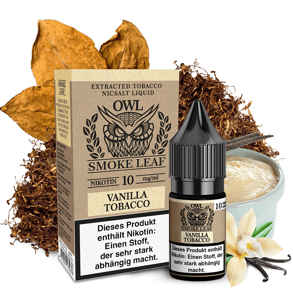 Liquid Vanilla Tobacco - OWL Smoke Leaf Nikotinsalz