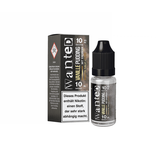 Liquid Vanillepudding mit Erdbeer - Wanted Overdosed Nikotinsalz