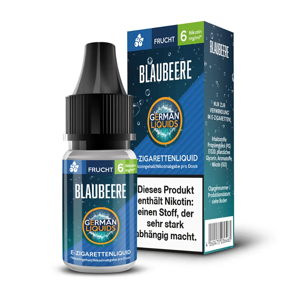 Liquid Blaubeere 6mg - German Liquids Liquid Blaubeere 6mg - German Liquids