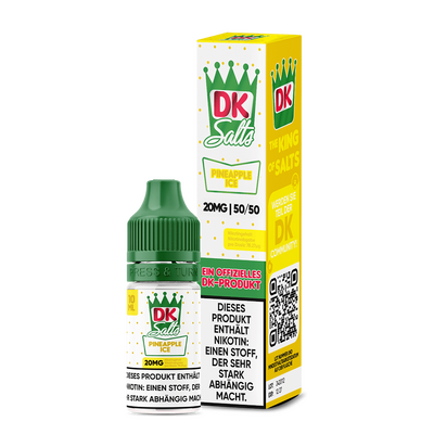 DK Salts Nikotinsalz - Pineapple Ice - Liquid 20mg 10ml  C