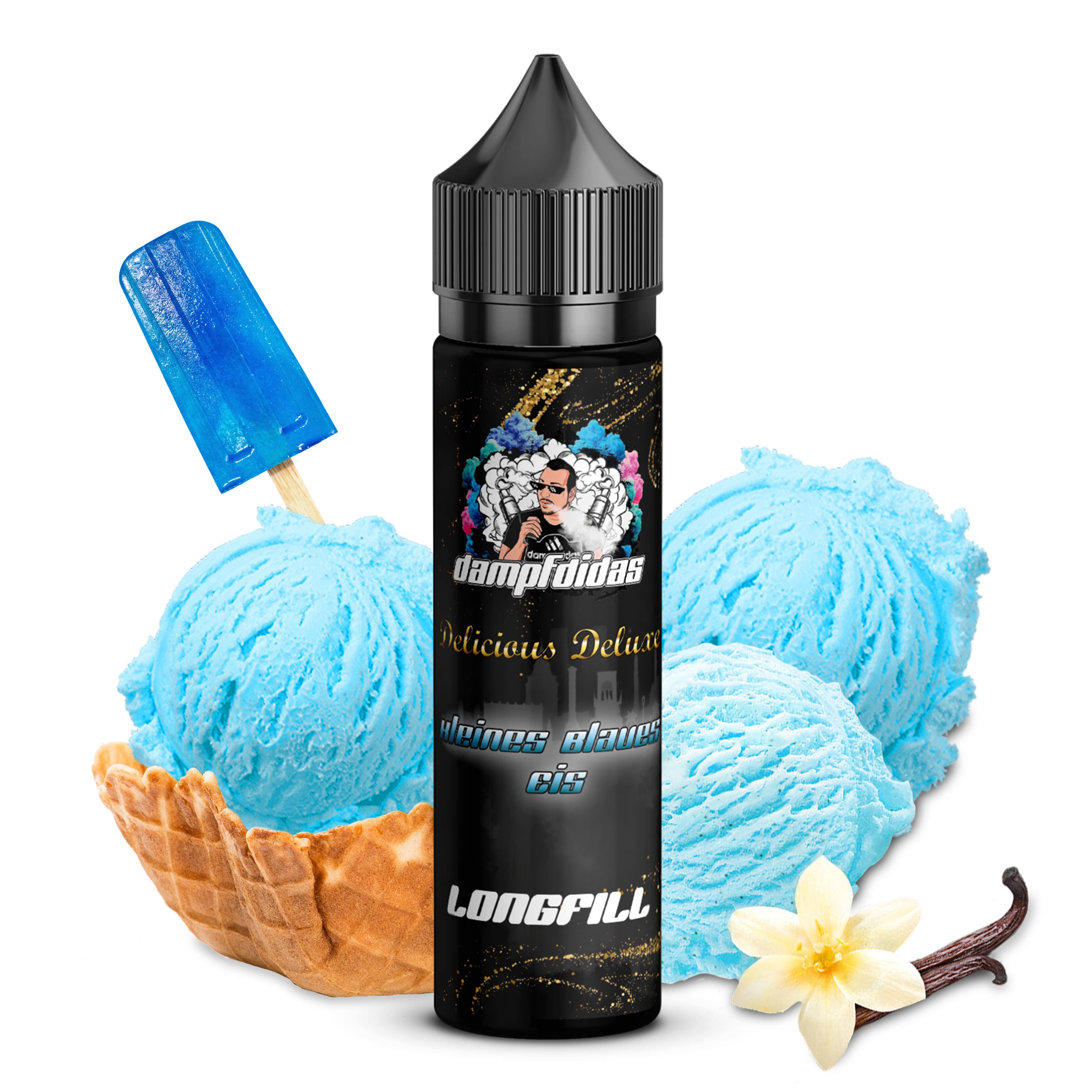 Dampfdidas Longfill - Kleines Blaues Eis - 10ml Aroma in 60ml Flasche  C Dampfdidas Longfill - Kleines Blaues Eis - 10ml Aroma in 60ml Flasche  C