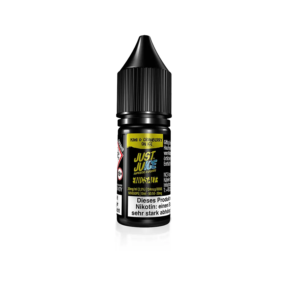 Just Juice Nikotinsalz - Kiwi & Cranberry ON ICE - 10ml 
