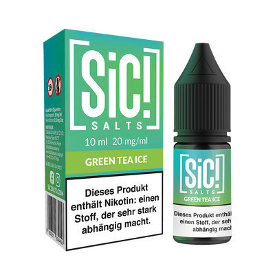 SIC Nikotinsalz Liquid Green Tea Ice 20mg/ml Liquid Green Tea Ice - SIC Nikotinsalz 20mg