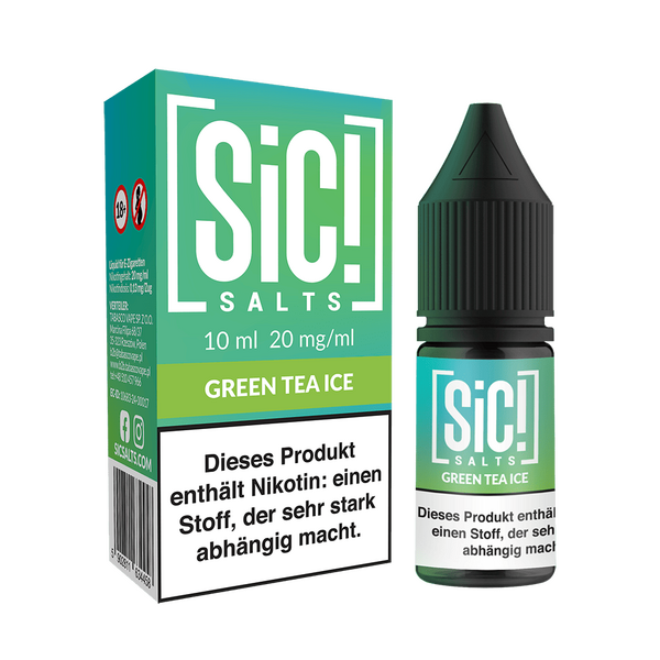 SIC Nikotinsalz Liquid Green Tea Ice 20mg/ml Liquid Green Tea Ice - SIC Nikotinsalz 20mg