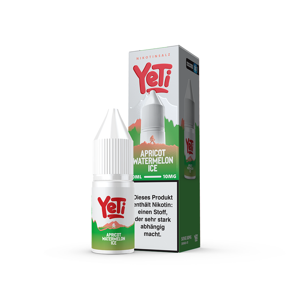 Liquid Apricot Watermelon Ice - Yeti Summit Nikotinsalz Liquid Apricot Watermelon Ice - Yeti Summit Nikotinsalz