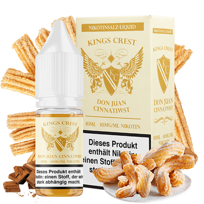Kings Crest Nikotinsalz - Don Juan Cinnatwist - 10mg