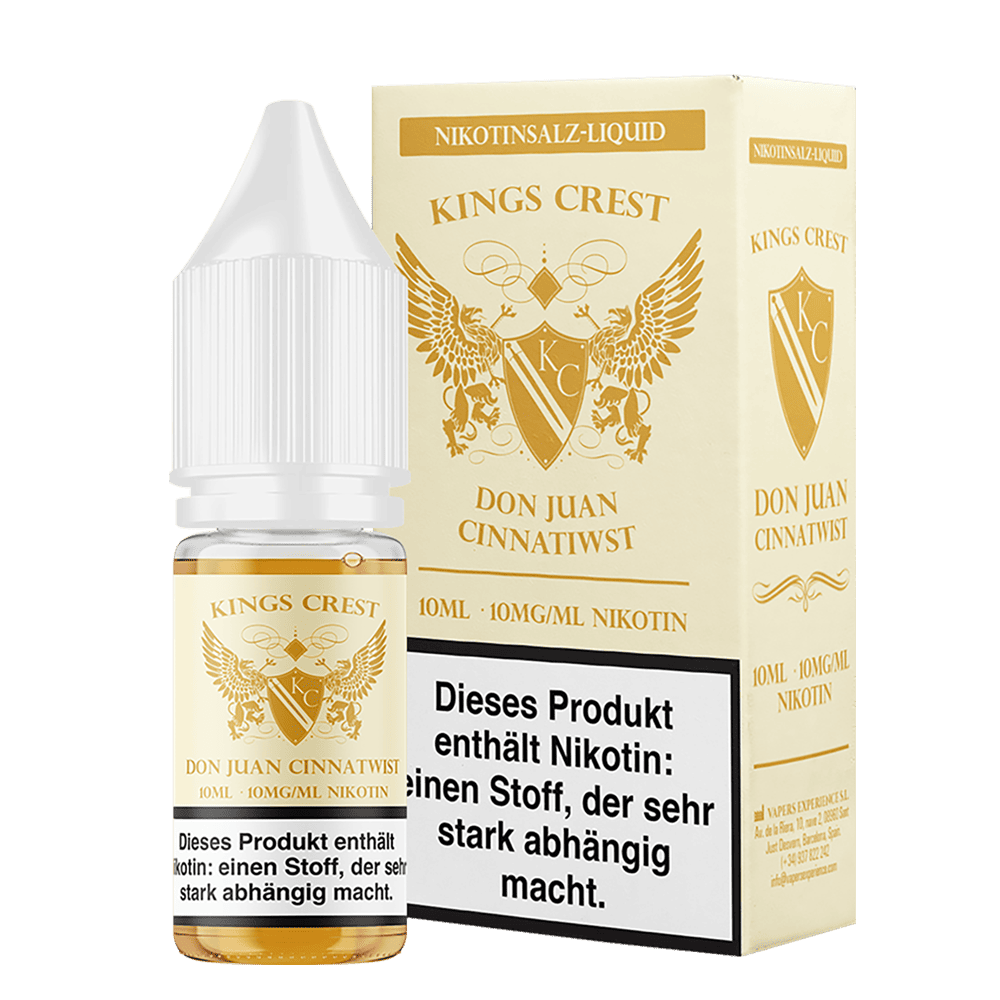 Kings Crest Nikotinsalz - Don Juan Cinnatwist - 10mg