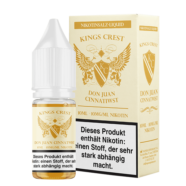 Kings Crest Nikotinsalz - Don Juan Cinnatwist - 10mg