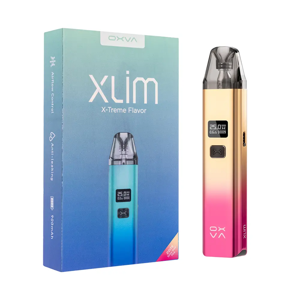 Oxva Xlim Kit V2 Shiny Gold Pink - neue Version