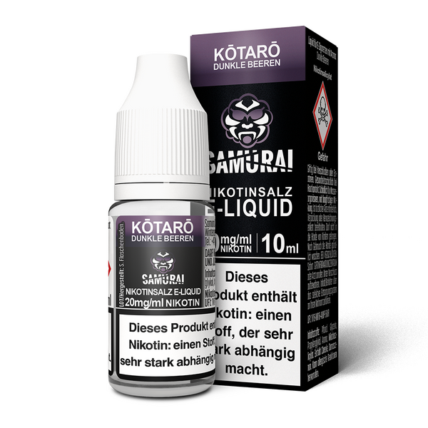 Liquid Kotaro Dunkle Beeren - Samurai Nikotinsalz 20mg