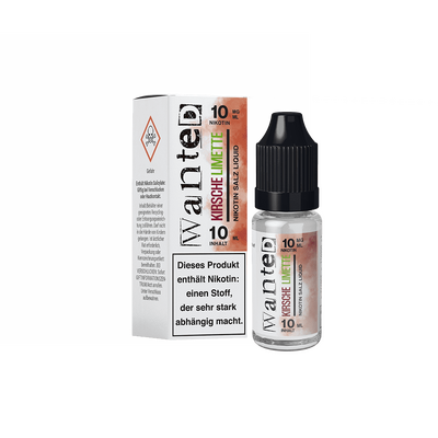 Liquid Kirsche Limette - Wanted Overdosed Nikotinsalz 10mg
