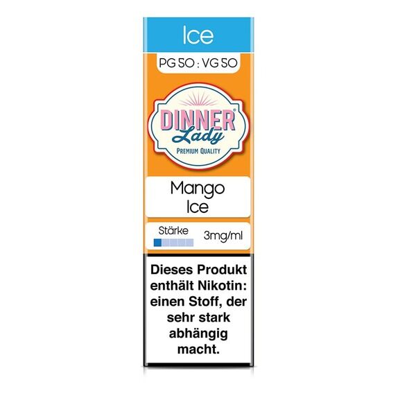 Liquid Mango Ice - Dinner Lady 3mg Liquid Mango Ice - Dinner Lady 3mg