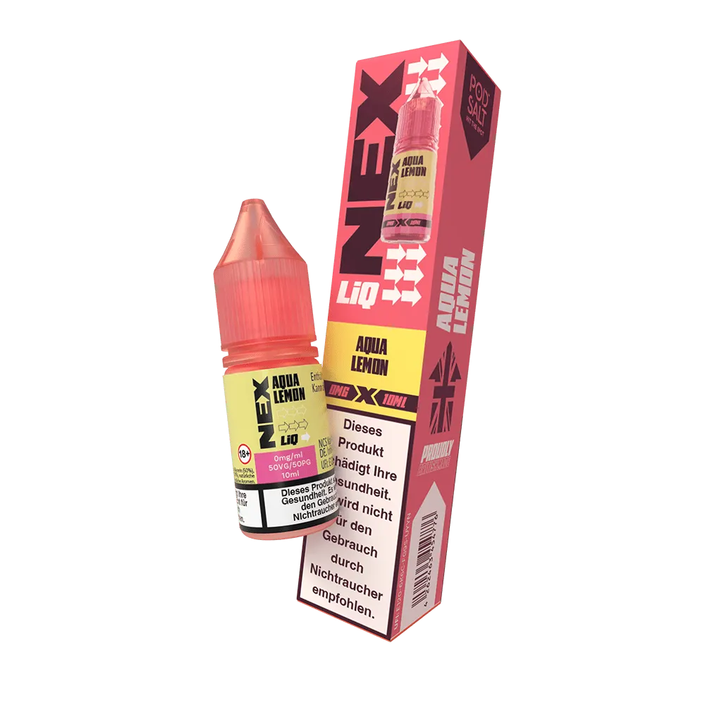 Liquid Aqua Lemon - Nex Liq Nikotinsalz Liquid Aqua Lemon - Nex Liq Nikotinsalz