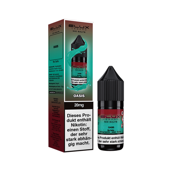 Elux Nikotinsalz - Oasis - Liquid 20mg 10ml Elux Nikotinsalz Oasis Liquid 20mg 10ml