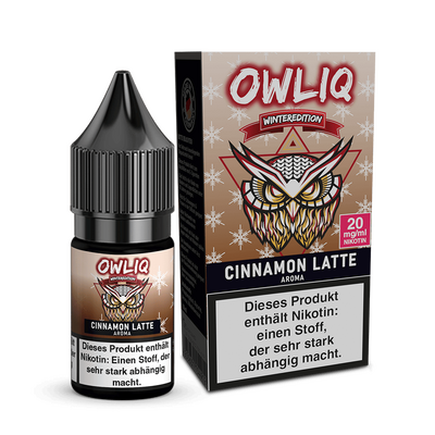 OWLIQ Nikotinsalz Weihnachtsedition - Cinnamon Latte - 20mg