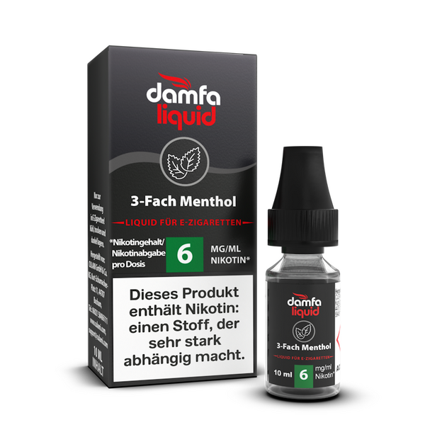 damfaliquid 3 Fach Menthol V2 6mg 10ml