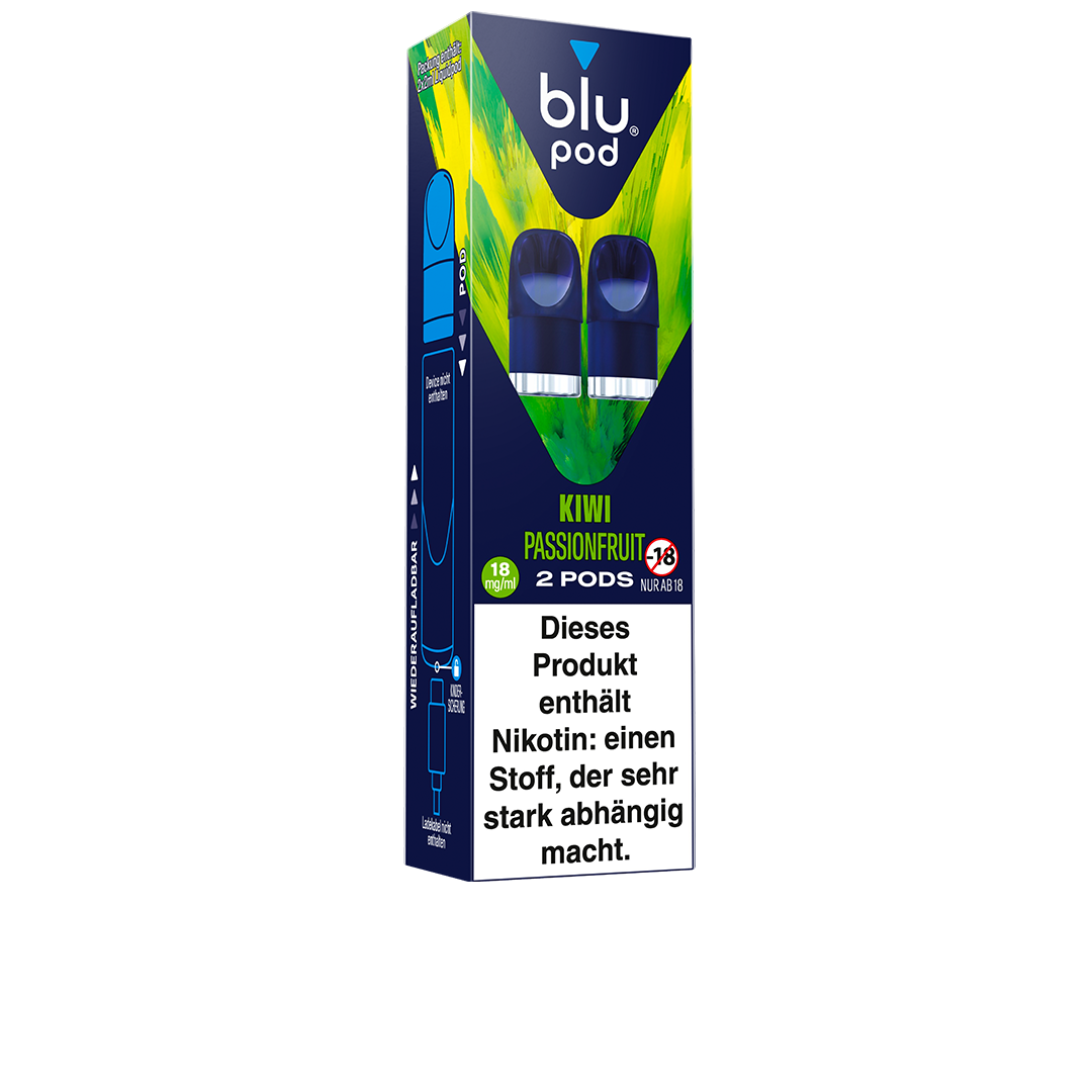 blu Pod KIWI PASSIONFRUIT 18mg/ml blu Pod KIWI PASSIONFRUIT 18mg/ml