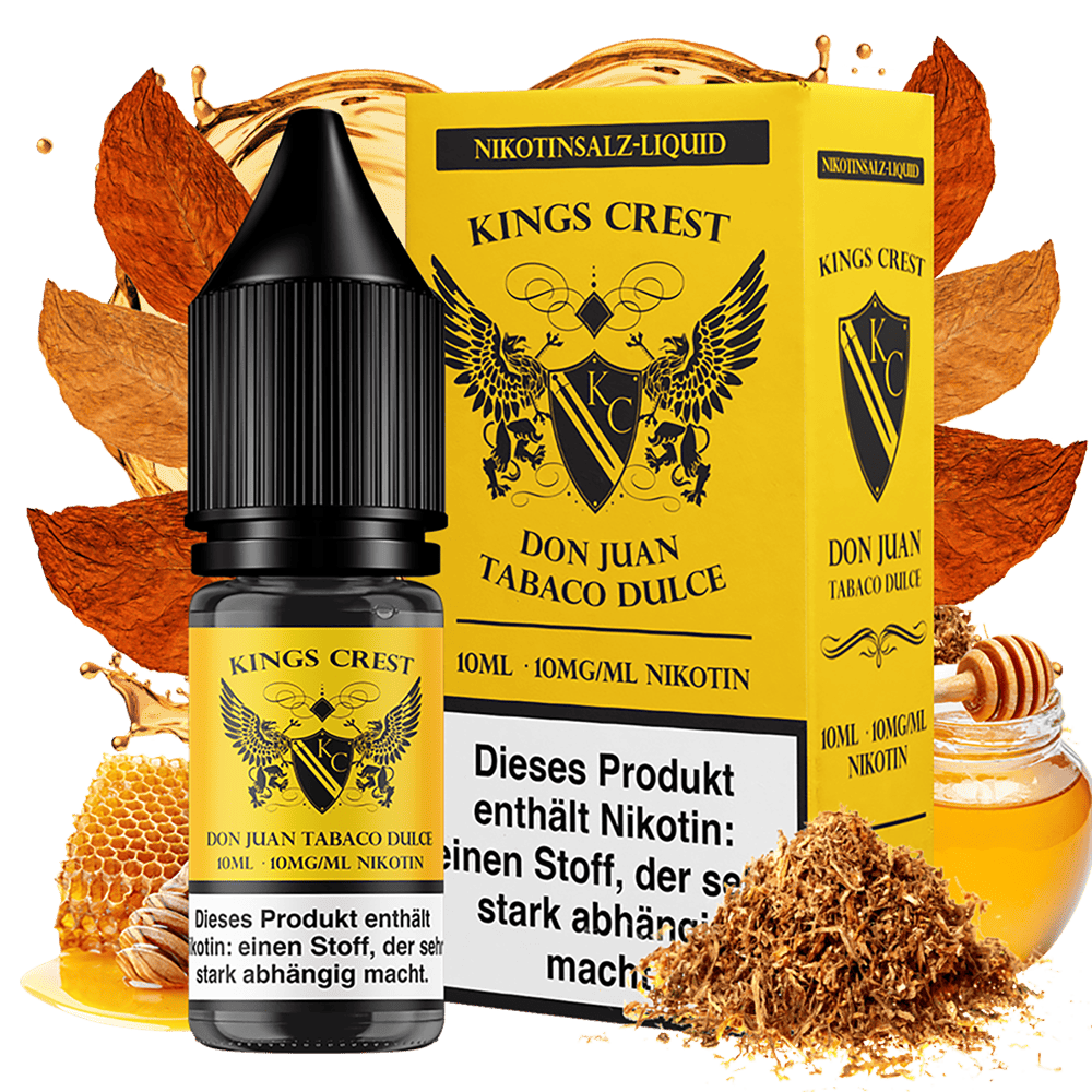 Kings Crest Nikotinsalz - Don Juan Tobaco Dulce - 10mg