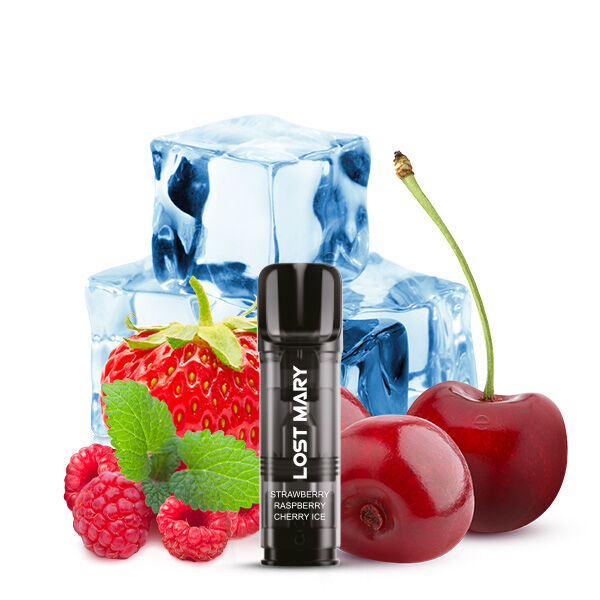 Lost Mary Tappo Strawberry Raspberry Cherry Ice 20mg Nikotinsalz Lost Mary Tappo Strawberry Raspberry Cherry Ice 20mg Nikotinsalz