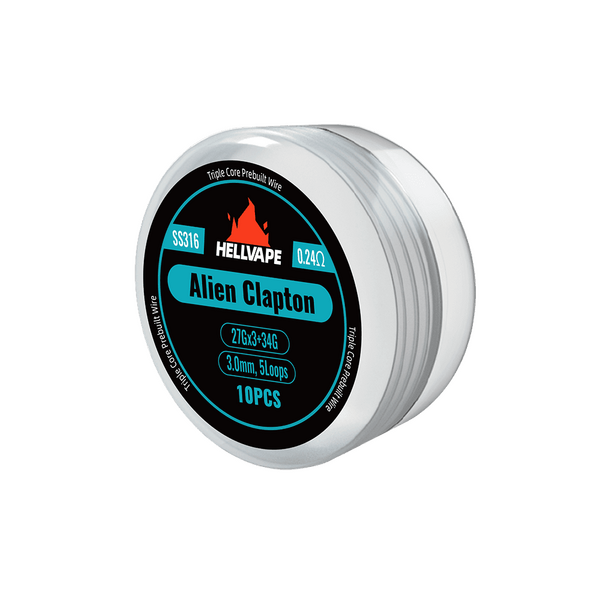 Hellvape Alien Clapton Coil 0,24 Ohm SS316 Hellvape Alien Clapton Coil 0,24 Ohm SS316